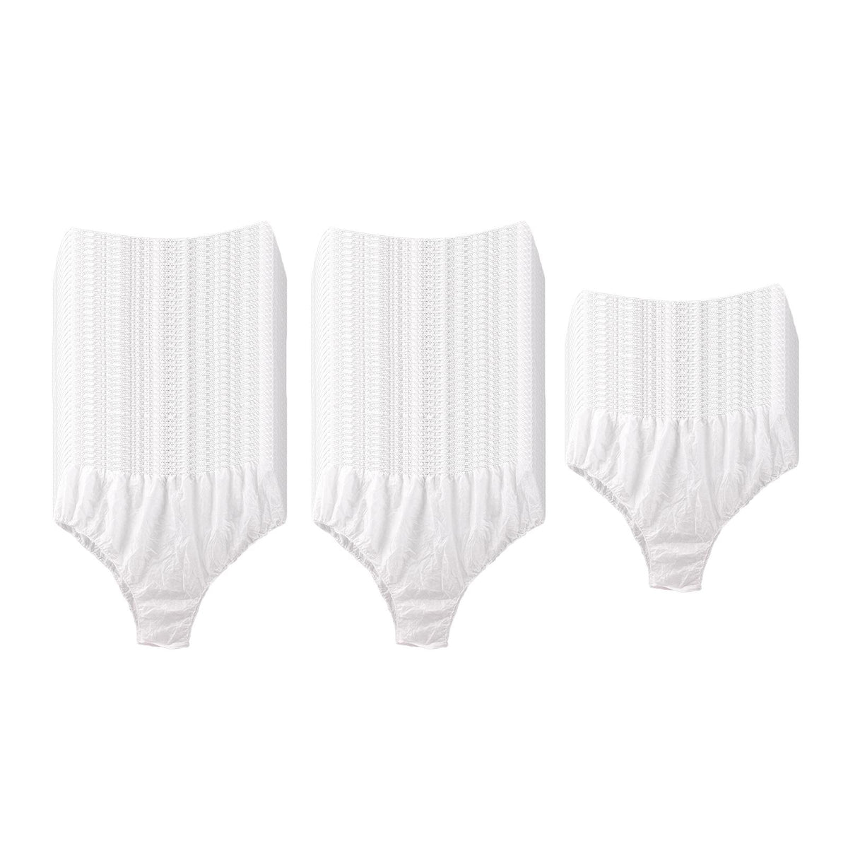Maxbell 100x Briefs Adjustable Breathable Single Layer Handy for Salon Hotel SPA White