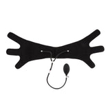 Max Inflatable Facial Shaper Belt V Line Slimming Strap Chin Cheek Lift Up Black - Aladdin Shoppers