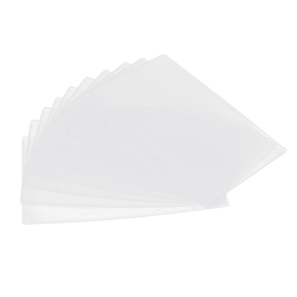 Max 10pcs Money Banknote Protector Currency Paper Money Bill Sleeves Collections