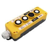 Max COP4B Crane Button Switch Box Tail Plate Dustproof Rainproof Plastic Yellow