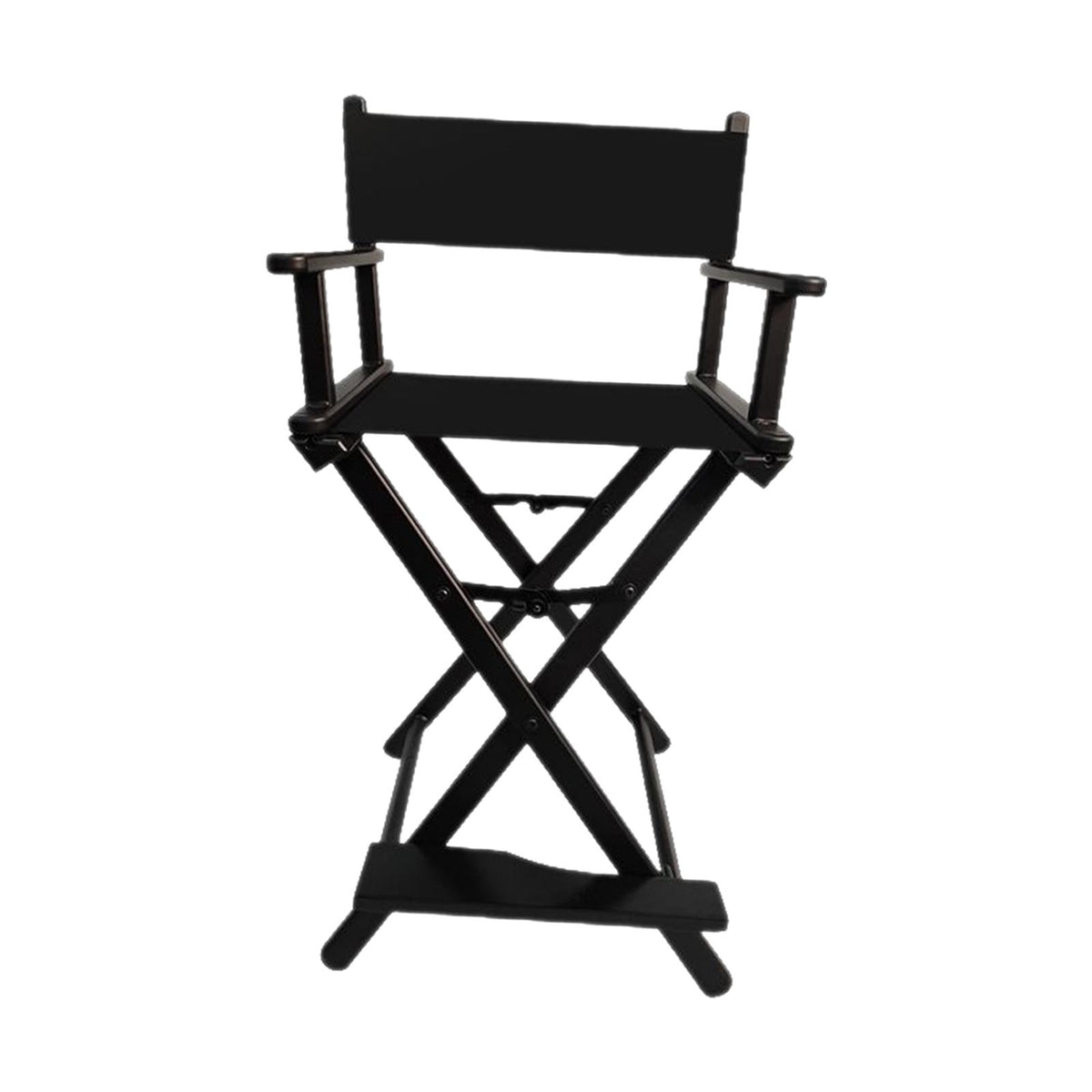 Maxbell Makeup Artist Chair Cosmetics beauty folding for Balcony Makeup Black