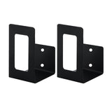 Maxbell Hanging Wall Mount Storage Rack Stainless Steel for Kitchen Home Utensils Black