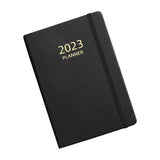 Maxbell A5 Diary Notebook Journals Notebook 2023 Monthly Planner Notepad Thick Paper Black