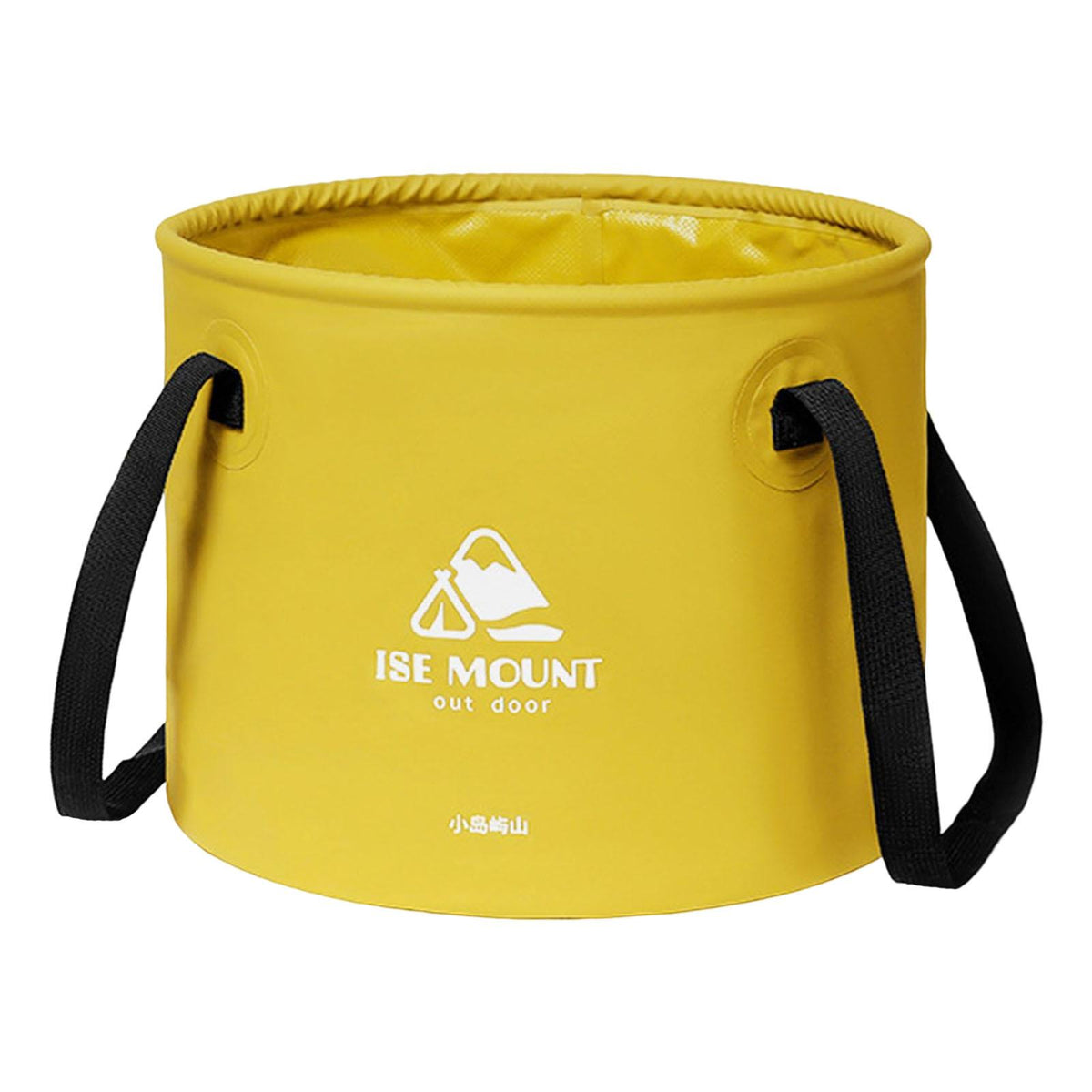 Maxbell Collapsible Bucket 10L Water Storage Bag Durable for Outdoor Activities Yellow