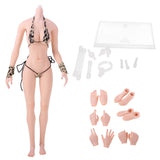 Max 1:6 Flexible Large Bust Female Seamless Body Dismantle Foot Pink Skin