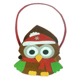 Max Christmas Gift Candy Bags Fabric Owl Tote Handbag Xmas Holiday Gift