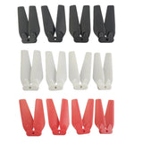 Maxbell 12Pcs RC Drone Super Toughness Propeller Props for E58 S168 JY019 Four-axle Aircraft Spare Parts