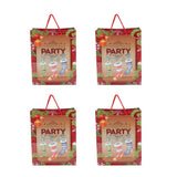 Max 4 Pieces Christmas Paper Hand Bags Cartoon Gifts Candy Box Paper Bags socks