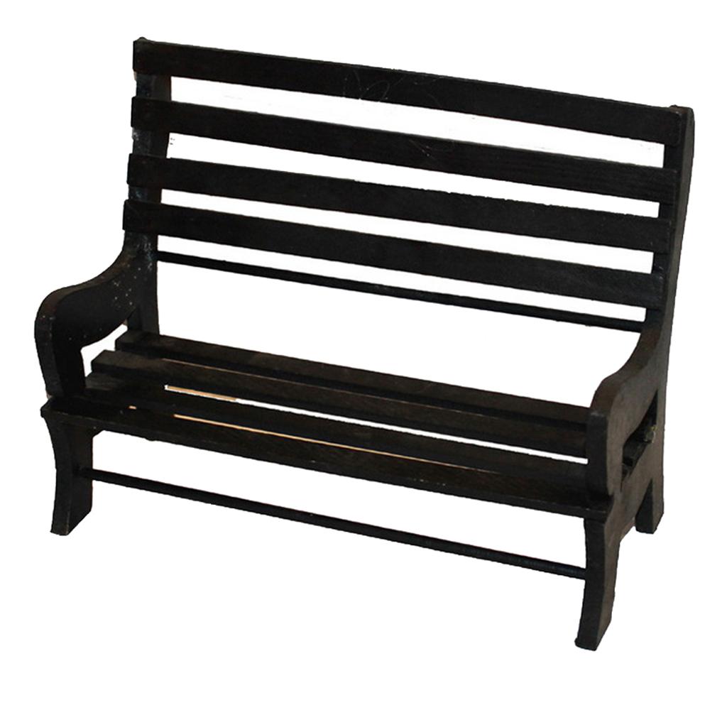 Maxbell 30-55cm Dolls Accessories Kits Wooden Chair Mini Garden Bench Miniature