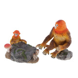 Max Cute Animal Plastic Toys Snub-nosed Monkey Model for Xmas Gift  Style - 2