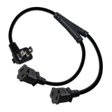Maxbell US Replacement Female Male PVC 2x0.83mm2 for Monitor