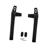 Maxbell 2Pcs Practical Window Handle Lock DIY Supplies Accessories Door Durable Black