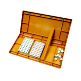 Maxbell 144 Tiles Mahjong Chinese Mahjong Game Set for Home Family Chinese Game Play