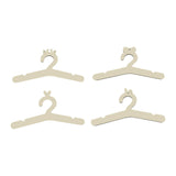 Maxbell 4Pcs Baby Clothes Hanger Wooden Clothes Rack Accessories for Nursery Kids