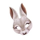 Maxbell Easter Rabbit Mask Cosplay Costume Props Novelty for Fancy Dress Carnival White