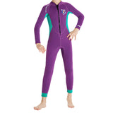 Maxbell Kids Wetsuit 2.5mm Neoprene Nylon for Scuba Snorkeling Kayaking Wave Surfing Purple S