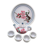 Max 1/12 Dolls House Dollhouse Tea Pot Cups Plate Tea Set