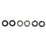 Maxbell 6pcs Rhinestone Stainless Steel Screw Ear Gauges Plugs Tunnels Expander 8mm