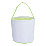 Maxbell Spring Easter Eggs Hunting Bags Treats Gift Bags for Holiday Shopping Daily Green