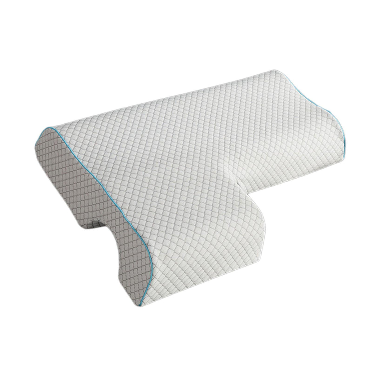 Maxbell Ergonomic Couples Pillow for Friends Couples Birthday Gift Rhombus Right