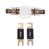 Max ANL Fuse Holder Distribution Inline Gold Plated Free with 100A 200A Fuses