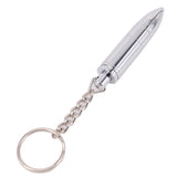 Max Bullet  Shape Tobacco Cigar Punch Cutter Cigars Hole Puncher Drill Silver
