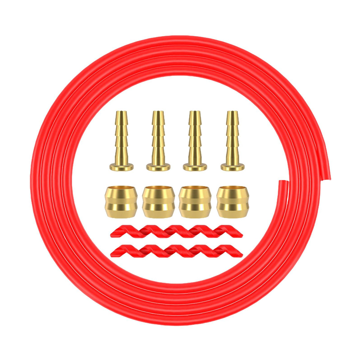 Maxbell MTB Bike Hydraulic Disc Brake Hose Kit Repair Tools Oil Tube Pipe Universal BH59 Red