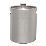 Max Mini Keg Growler Stainless Steel Home Brew Bottle Beer Barrel Silver 2L