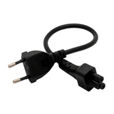 Maxbell EU 2 Pin Male to IEC 320 C5 Female Power Adapter Cord for Notebook Laptop