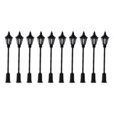 Maxbell 10x Model Railway Lamps HO Scale Street Lights Garden Garden Decor Hexagon light