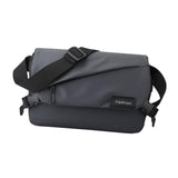 Maxbell Crossbody Bag Fashion Adjustable Strap Men Shoulder Bag for Walking Dark Gray