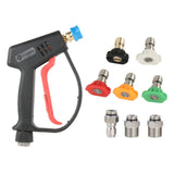 Maxbell High Pressure Hose Nozzle Sprayer Cleaning Tool for Patio Lawn Watering 9pcs