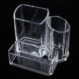 Maxbell Acrylic Clear Cosmetic Makeup Brush Holder Nail Pens Oils Lipstick Lip Gloss Organizer