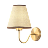 Maxbell Modern Wall Lights Fixture E27 Lamp Shade for Dining Room Indoor Staircase beige