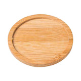 Maxbell Bamboo Serving Tray Breakfast Trays Food Tray for Living Room Buffet Round