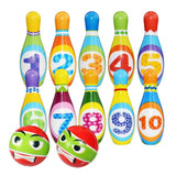 Maxbell Colorful Mini Bowling Ball Play Set Kids Indoor Outdoor Game Toy Gift