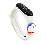 Maxbell Waterproof Digital Wrist Watch Kids Sports Watch  White Jingle Cat