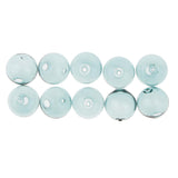 Maxbell 10pcs 20mm Glass Ball Bottle Pendant Dangle for Art Jewelry Crafts Jasper