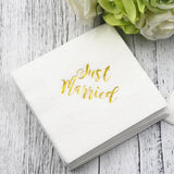 Max 5x Paper Napkin for Wedding Birthday Baby Shower Party just married