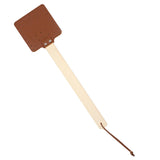 Maxbell Fly Swatter Indoor Household with Long Handle for Flies, Bees Outdoor Brown