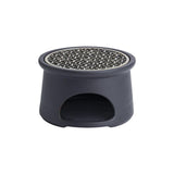 Maxbell Teapot Warmer Holder Tealight Holder Ceramic for Hotel Black