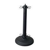 Maxbell Metal Billiards Pool Cue Rack Floor Stand Snooker Cue Rest Pool Rod Holder Black