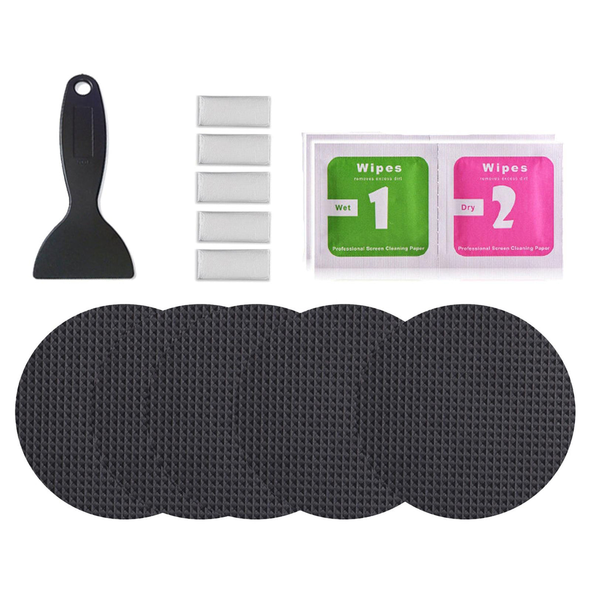 Maxbell Strong Trampoline Repair Patches Fixing Hole Cover Durable Tape 4"x 4" 5 PCS