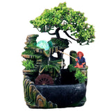 Maxbell Indoor Water Fountains Crafts Waterfall Fountain Decoration No Mist