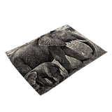 Max Elephant Pattern Insulation Bowl Placemat Dining Pad Western Table Mat #3