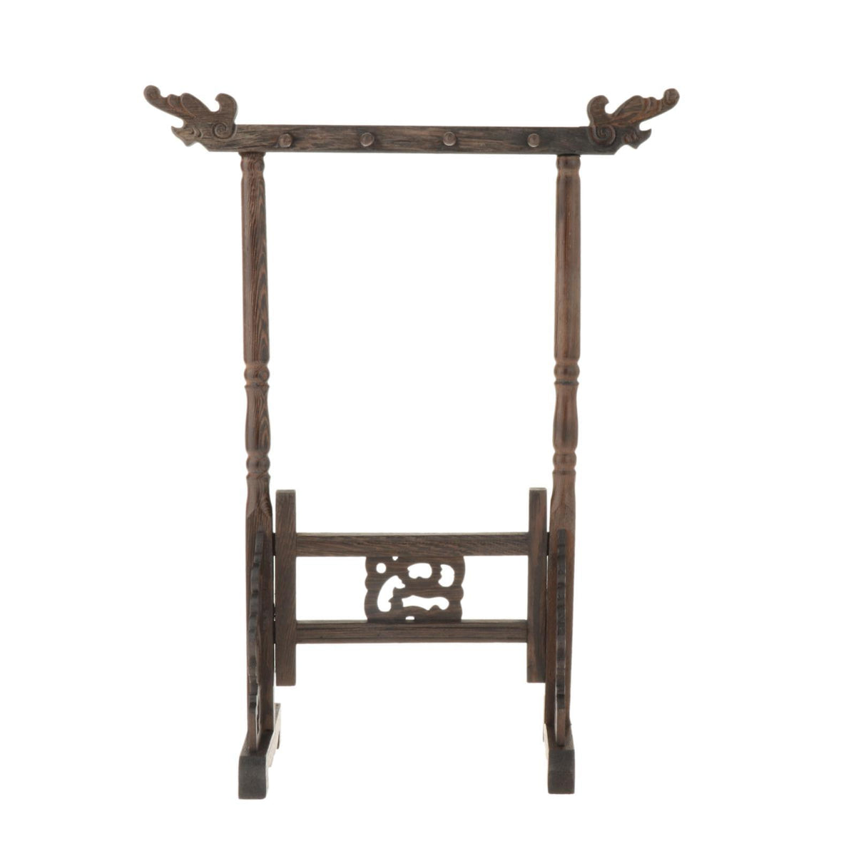 Maxbell Chinese Calligraphy Painting Brush Holder Wood Carving Accessories Elegant