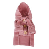 Maxbell Small Dog Winter Warm Clothes Clothing New Year Outfit Apparels Pink-XS