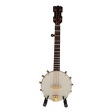 Maxbell 1/6 Dollhouse Miniature Banjo Bassoon for Music Room Furniture Decor