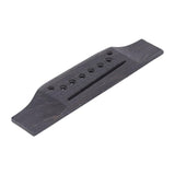 Maxbell Wooden Saddle Nut Guitar Bridge Stable Sturdy for Accessories Upgrade Parts Style A 8 Hole