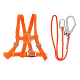 Maxbell Outdoor 5 point Half Body Climbing Harness Safety Belt Rescue Rope L + 5m